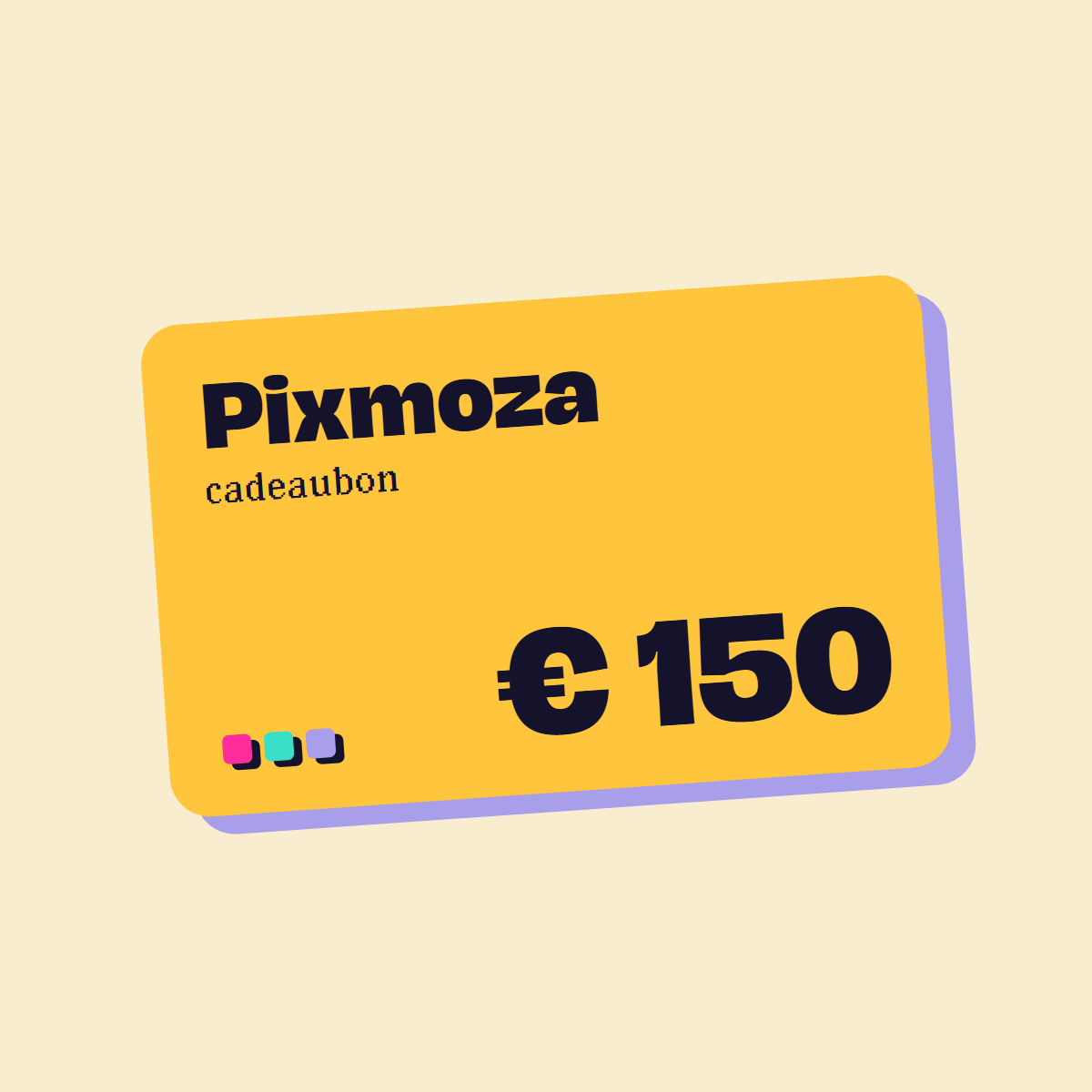 Pixmoza gift card of €150