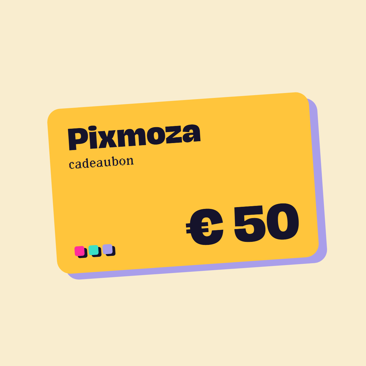 Pixmoza gift card of €50