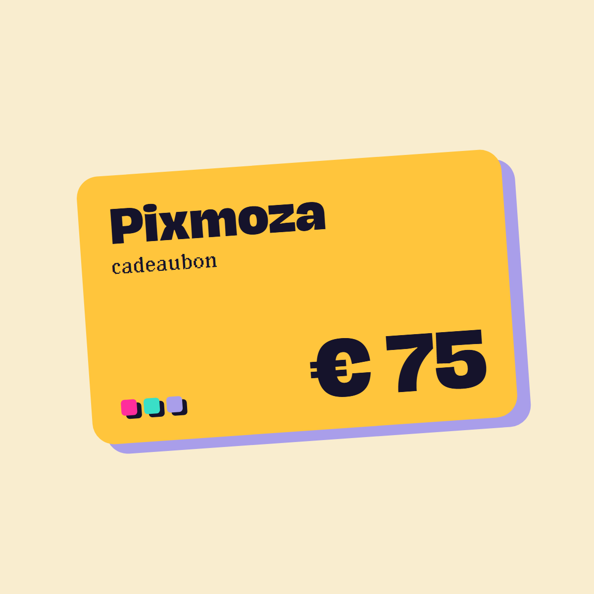 Pixmoza gift card of €75