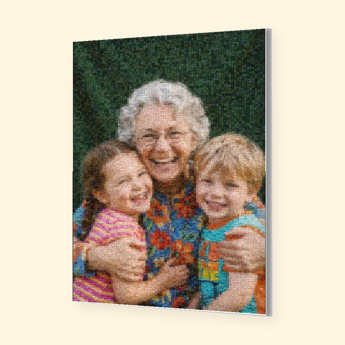 Photo mosaic as a poster