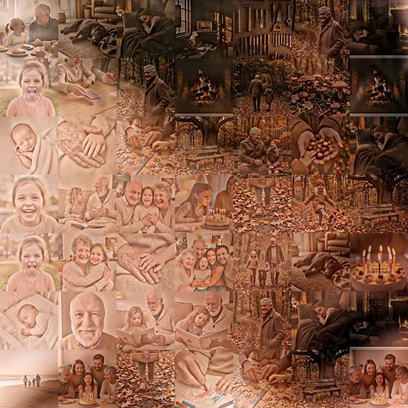 Up close: every tile is a photo of its own